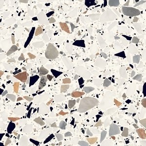 Decortegel 20X20cm FRAMMENTI BIANCO MA Terrazzo