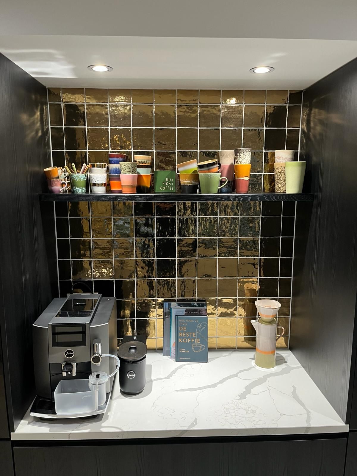 Grandeur PORTO tegel 10X10 cm Goud Glans