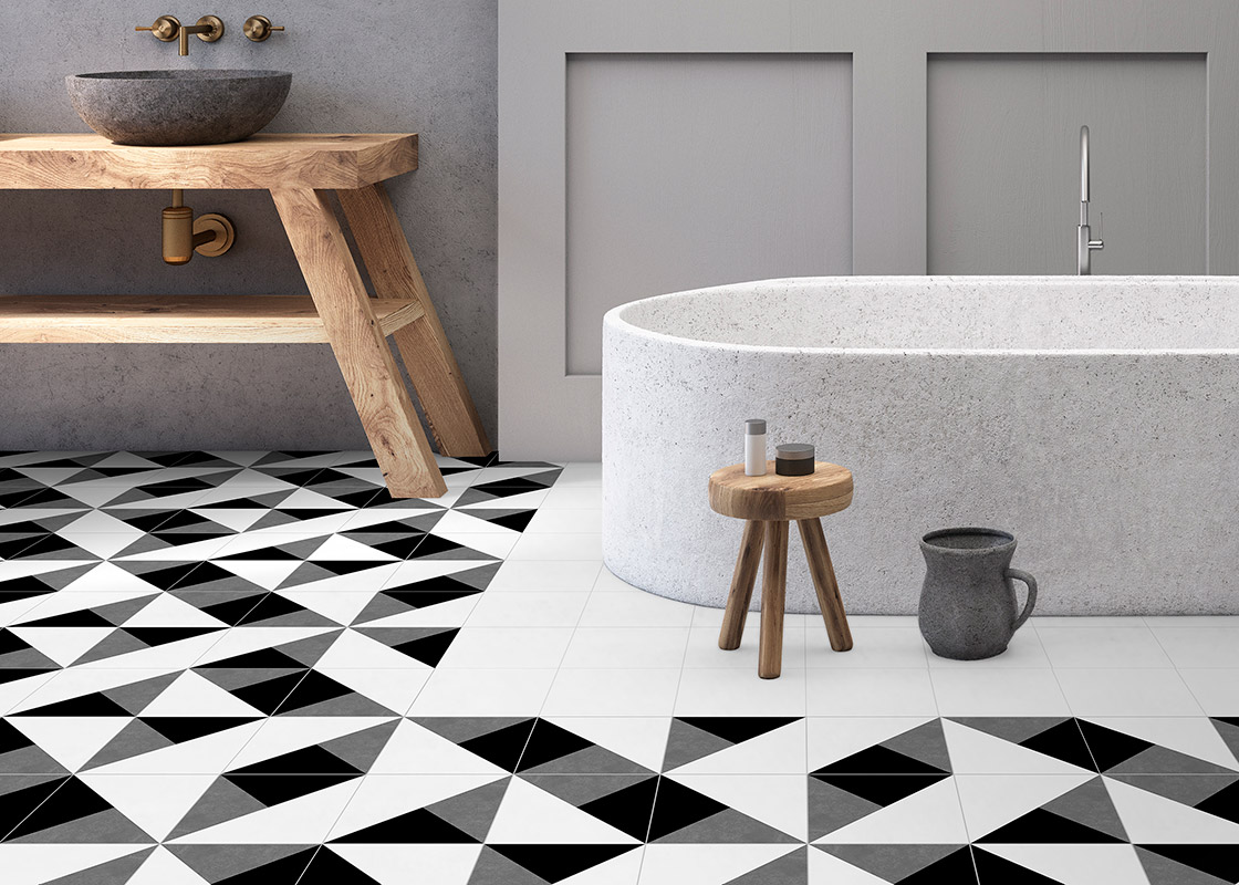 Sottocer MATRIX tegel 20X20 cm Wit mat