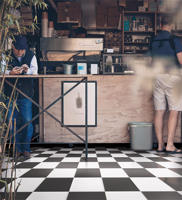 Sottocer MATRIX tegel 20X20 cm Wit mat