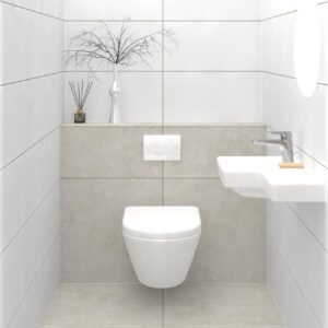 Geo Tiles BLANCOS 30x90 cm Wit Mat