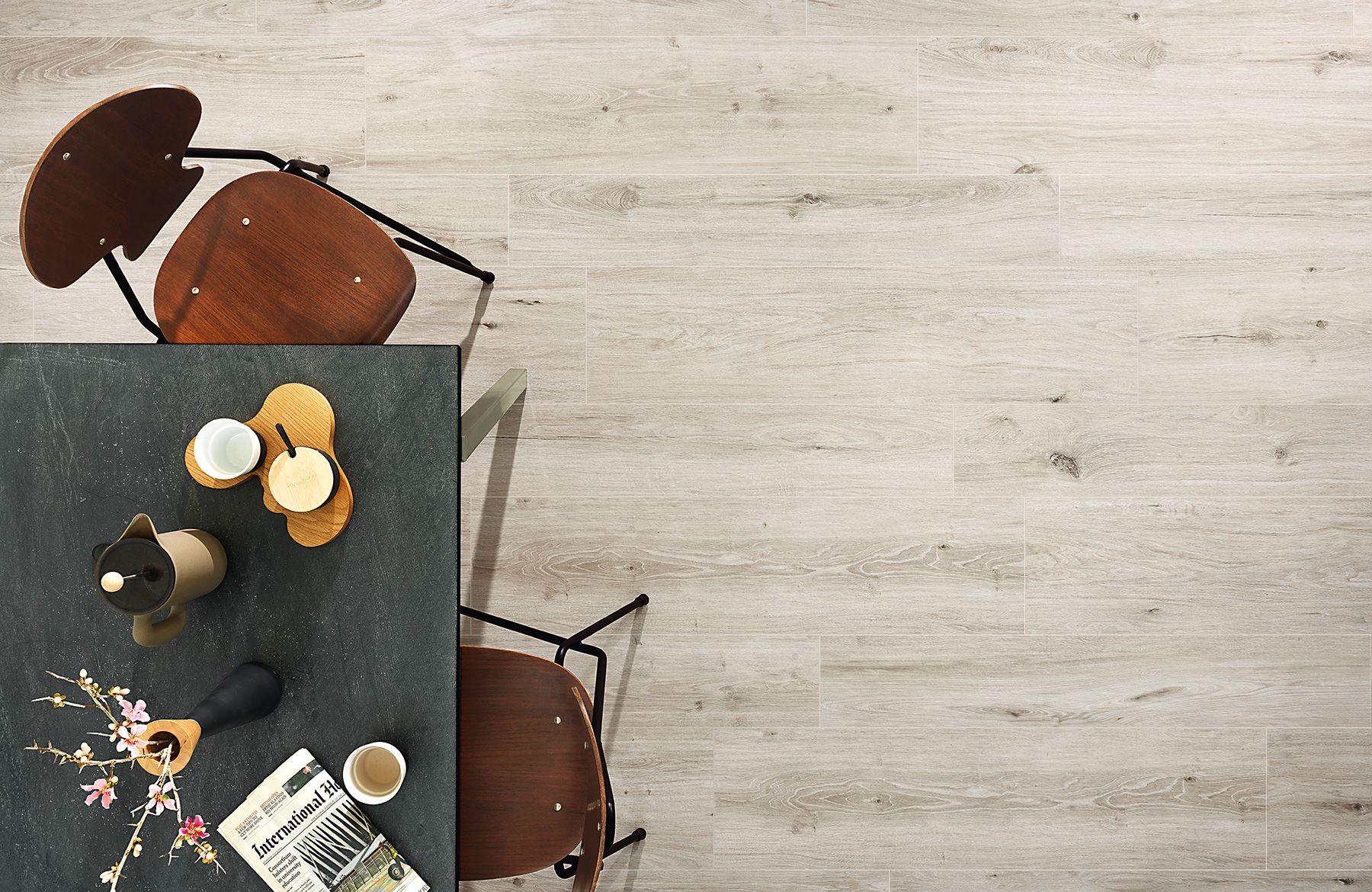 Novabell EICHE tegel 30X120 cm Grijs Alpin