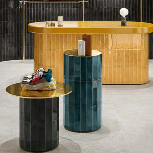 Novabell FUSION tegel 6X25 cm Geel glans