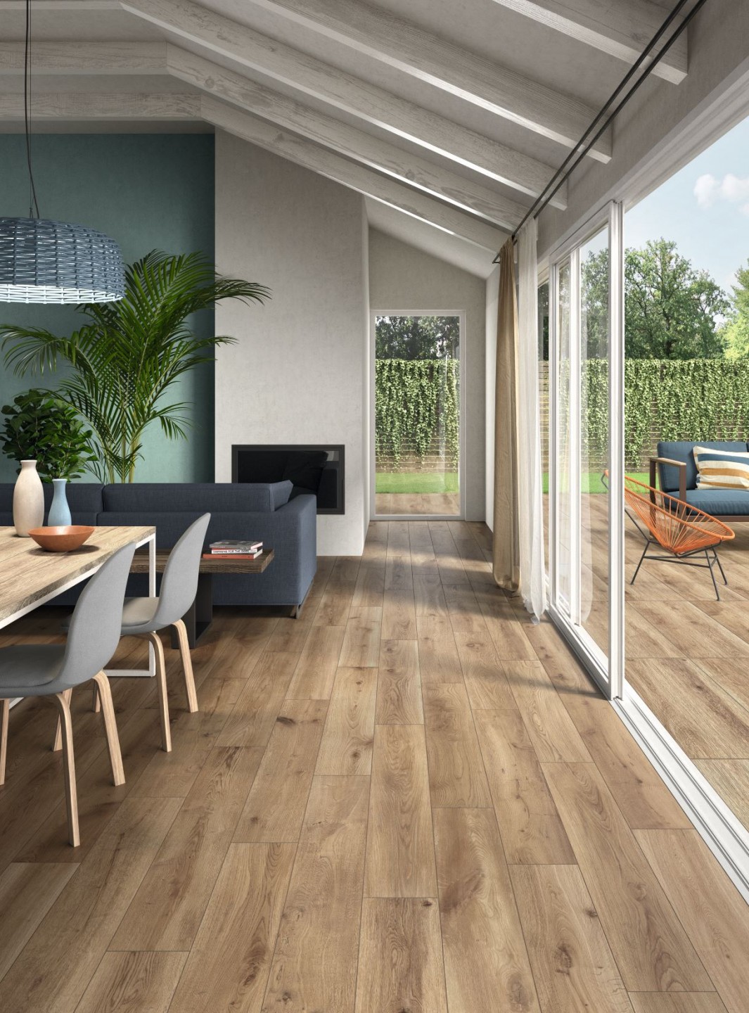 Panaria Borealis Bruin mat 20x120 cm Abisko