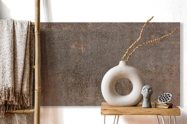 Rak EVOQUE METAL tegel Bruin Brown Mat 60x120 cm