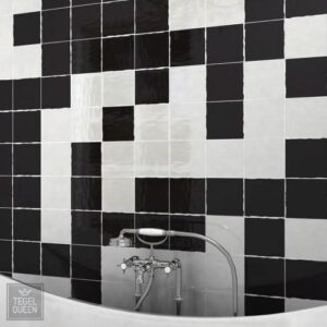 Sottocer tegel Black zwart mat Block