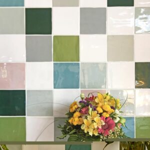 Sottocer tegel Mint Grijs glans Harmony