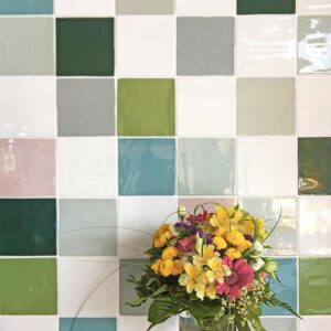 Sottocer tegel Grijs glans Smoke Harmony 15x15 cm