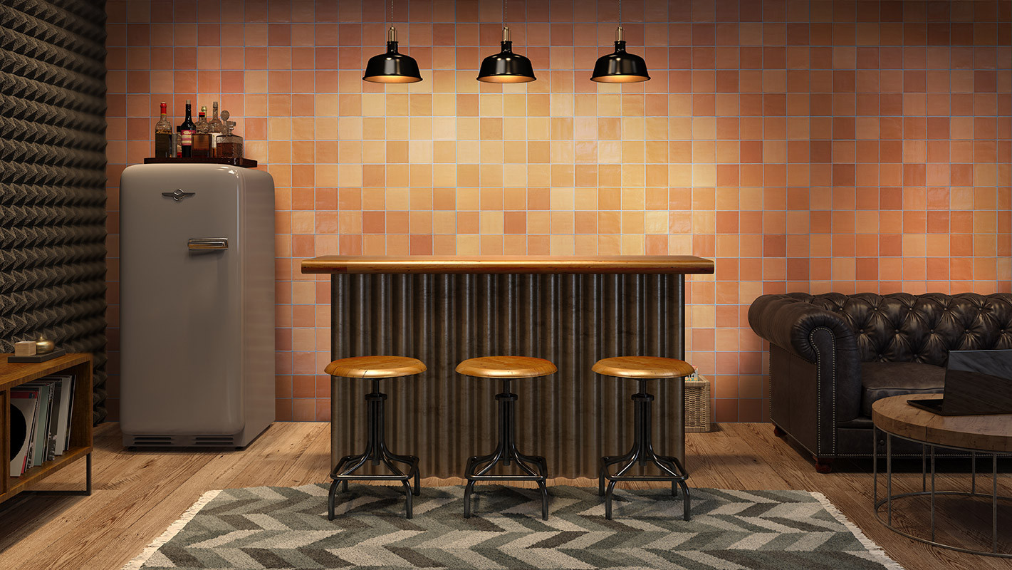 Sottocer SENSE tegel Rood COTTO 13x13 cm