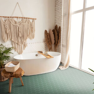 Sottocer URBAN groen mat Mos Hexagon