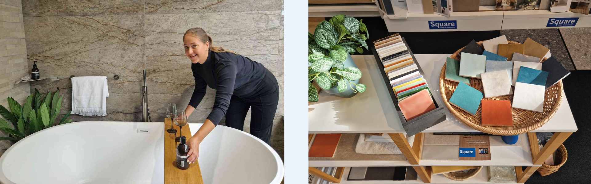 keramische tegels in onze showroom