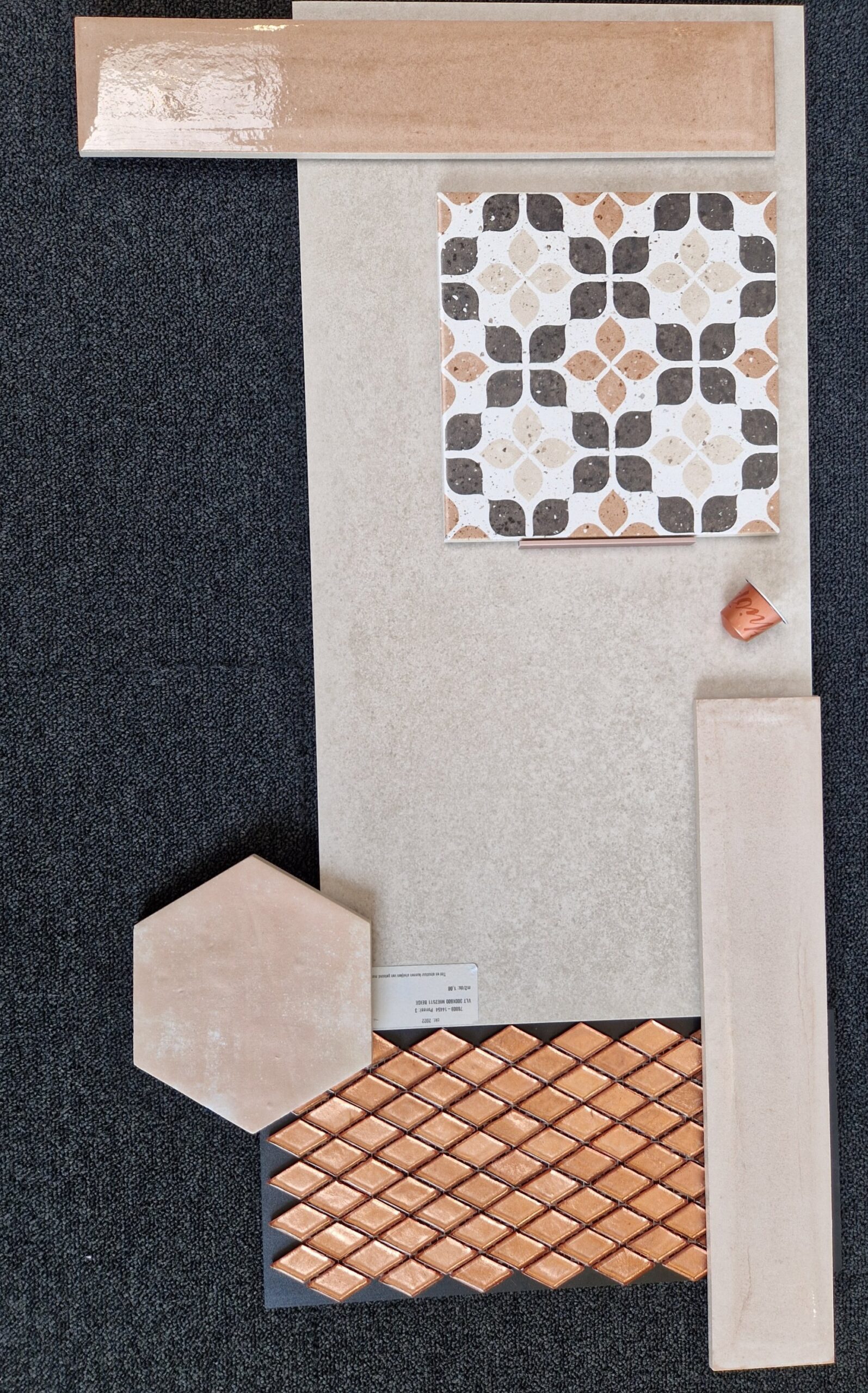 FRAMMENTI decor tegel 20x20 cm Multicolor Mat