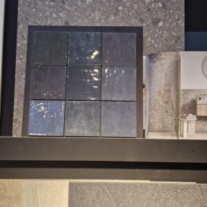 Grandeur MAROC tegel 11x11 cm antraciet glans