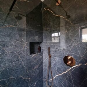 60x120 cm Noir Laurent Zwart glans Flaviker