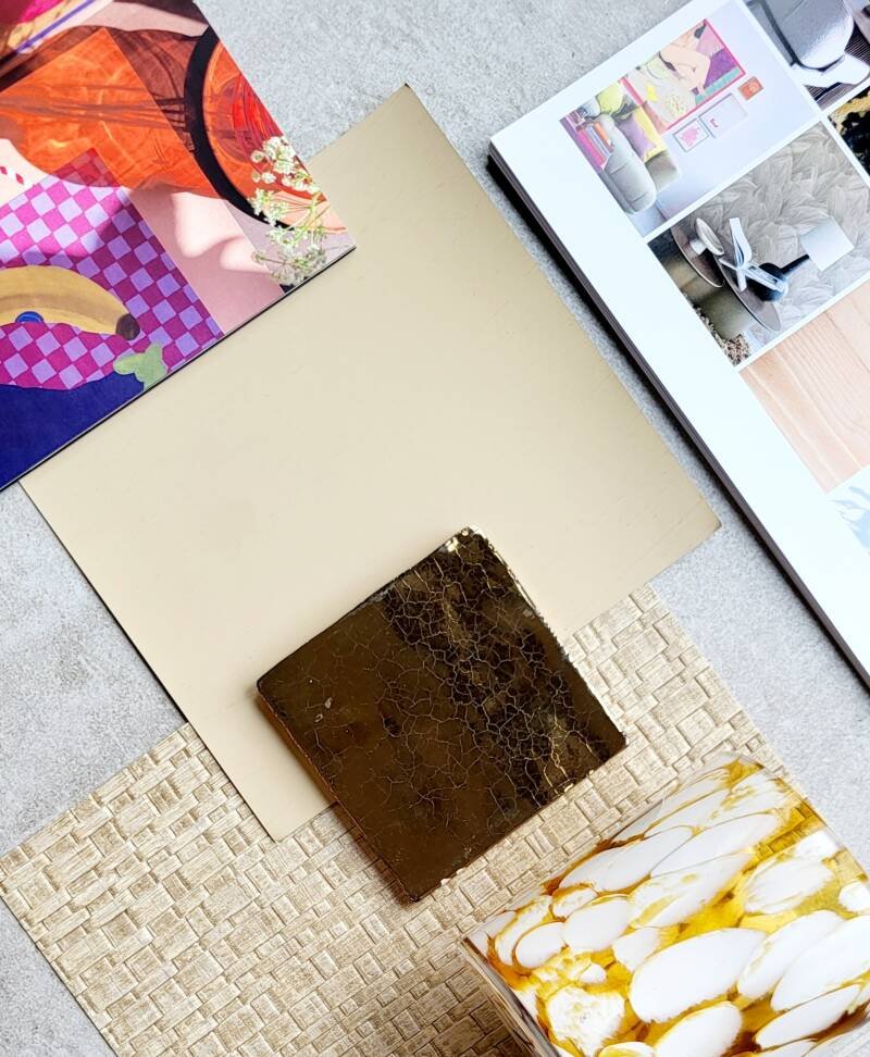 PORTO tegel 10X10 cm Grandeur Goud glans