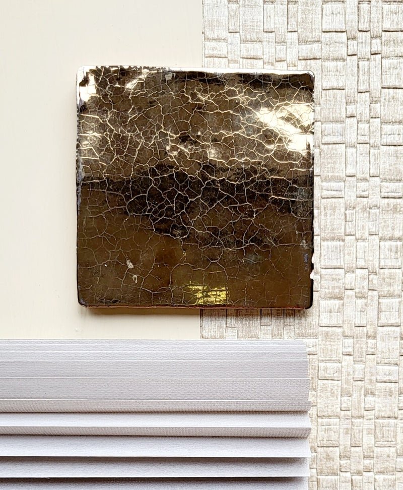 PORTO tegel 10X10 cm Grandeur Goud glans