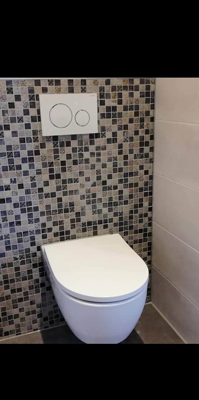 Aquacolor FASHION tegel 1X1 cm Grijs glans HONGKONG