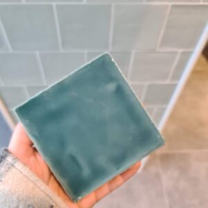 PORTO tegel 10X10 cm Groen glans