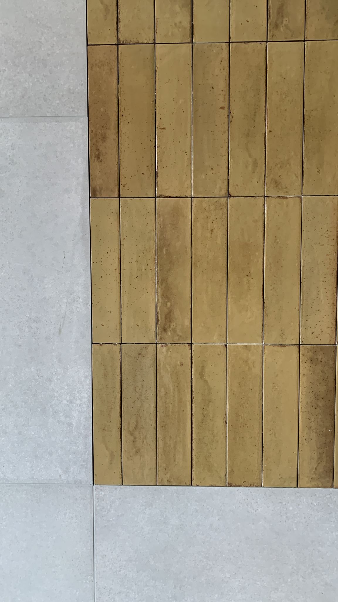 FUSION tegel 6X25 cm Geel glans