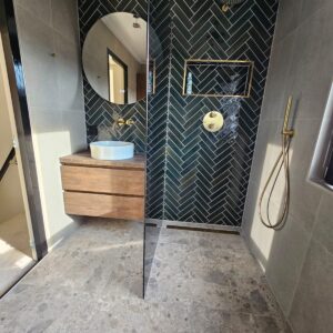 FUSION tegel 6X25 cm Groen glans