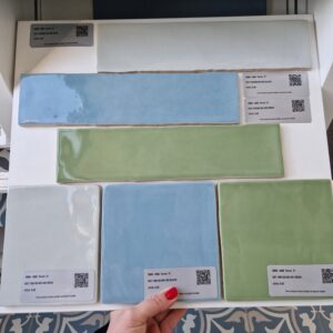 HARMONY tegel 15X15 cm Groen glans