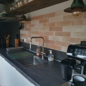 BRICKX tegel 6X27 cm Beige mat