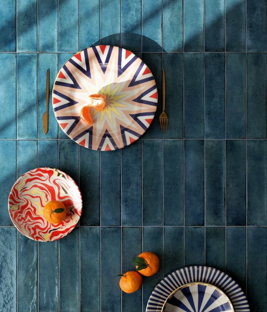 tegelinspriratie in de showroom